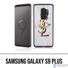 Funda Samsung Galaxy S9 Plus - YSL Yves Saint Laurent Marble Flowers