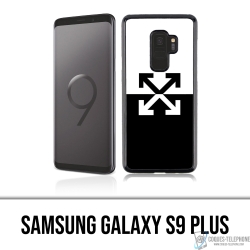 Custodia per Samsung Galaxy S9 Plus - Logo bianco sporco