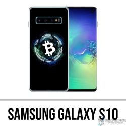 Custodia per Samsung Galaxy S10 - Logo Bitcoin