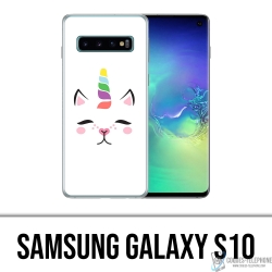 Funda Samsung Galaxy S10 - Gato Unicornio