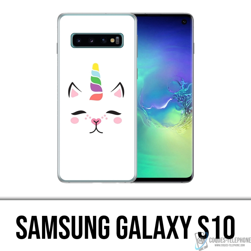 Funda Samsung Galaxy S10 - Gato Unicornio