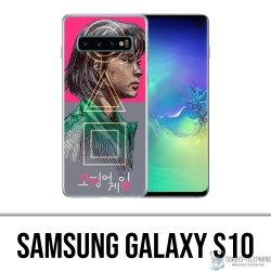 Samsung Galaxy S10 Case - Squid Game Girl Fanart