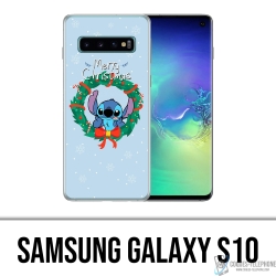 Samsung Galaxy S10 Case - Stitch Merry Christmas