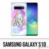 Coque Samsung Galaxy S10 - Disney Dumbo Pastel