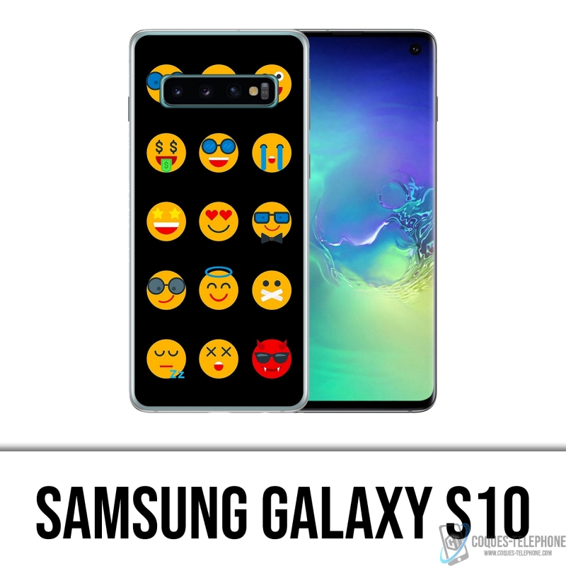 Custodia per Samsung Galaxy S10 - Emoji