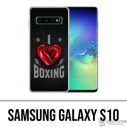 Coque Samsung Galaxy S10 - I Love Boxing