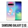 Coque Samsung Galaxy S10 - Licorne Nuage