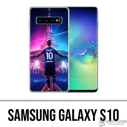 Cover Samsung Galaxy S10 - Messi PSG Parigi Torre Eiffel