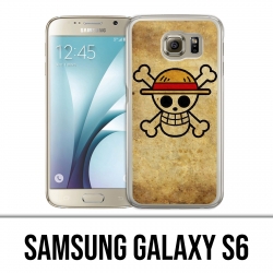 Carcasa Samsung Galaxy S6 - Logotipo vintage de una pieza