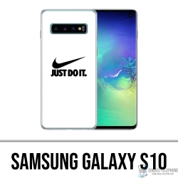 Samsung Galaxy S10 Case - Nike Just Do It White