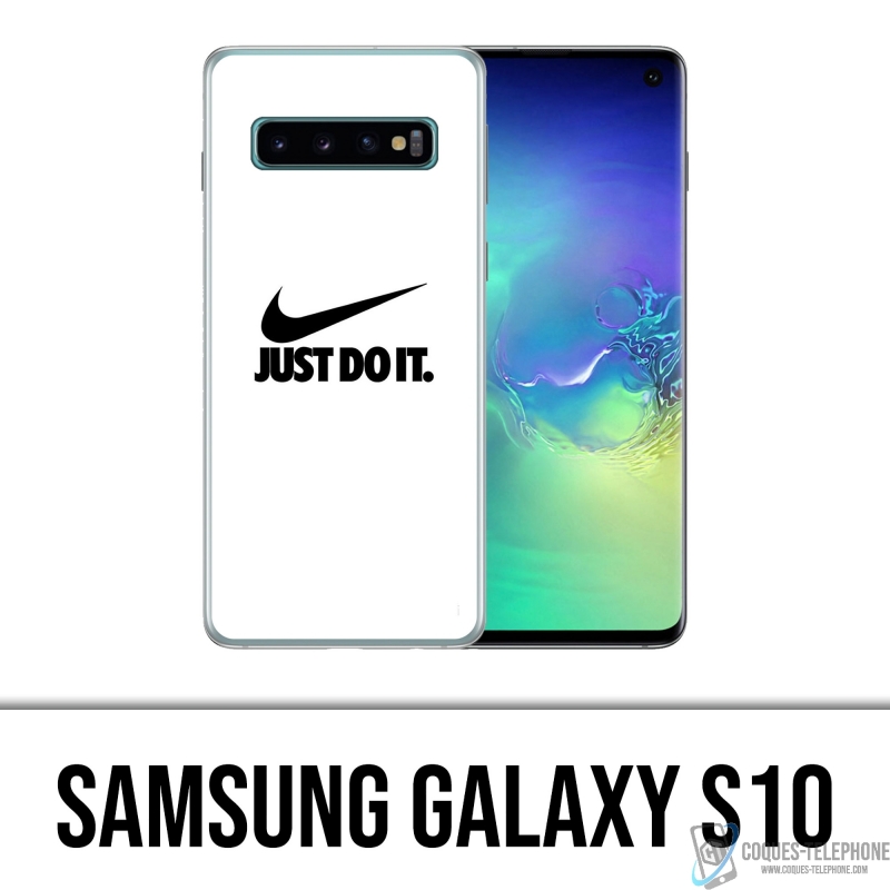 Samsung Galaxy S10 Case - Nike Just Do It White