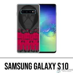 Samsung Galaxy S10 case - Squid Game Cartoon Agent