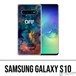 Samsung Galaxy S10 Case - Off White Color Cloud