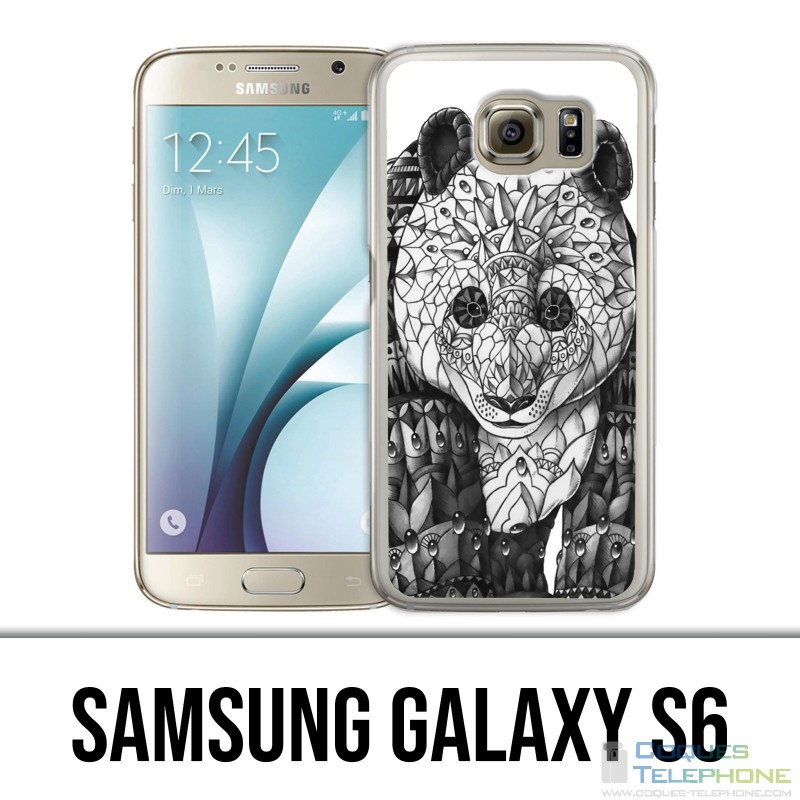 Samsung Galaxy S6 case - Panda Azteque
