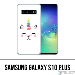 Samsung Galaxy S10 Plus case - Gato Unicornio