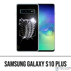 Coque Samsung Galaxy S10 Plus - Logo Attaque Des Titans