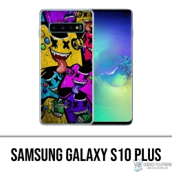 Coque Samsung Galaxy S10 Plus - Manettes Jeux Video Monstres