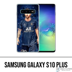 Cover Samsung Galaxy S10 Plus - Messi PSG Paris Splash