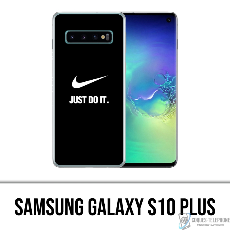 Coque Samsung Galaxy S10 Plus - Nike Just Do It Noir