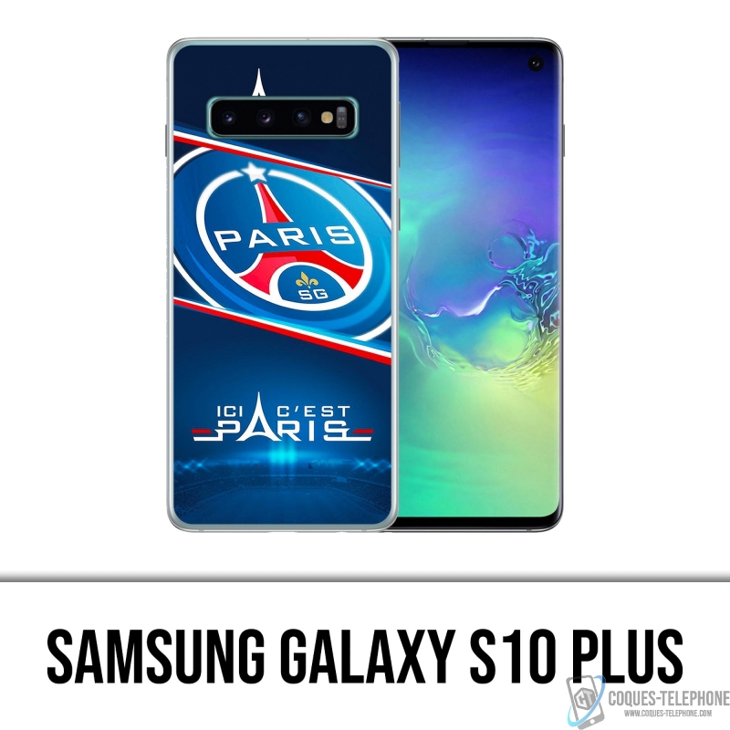 Cover Samsung Galaxy S10 Plus - PSG Ici Cest Paris