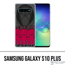 Samsung Galaxy S10 Plus case - Squid Game Cartoon Agent