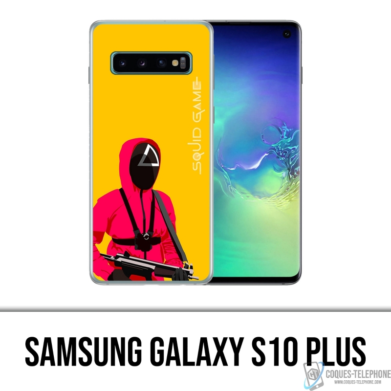 Cover per Samsung Galaxy S10 Plus - Squid Game Soldier Cartoon