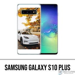 Coque Samsung Galaxy S10 Plus - Tesla Automne