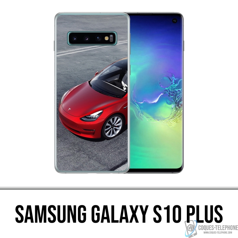 Samsung Galaxy S10 Plus Case - Tesla Model 3 Red