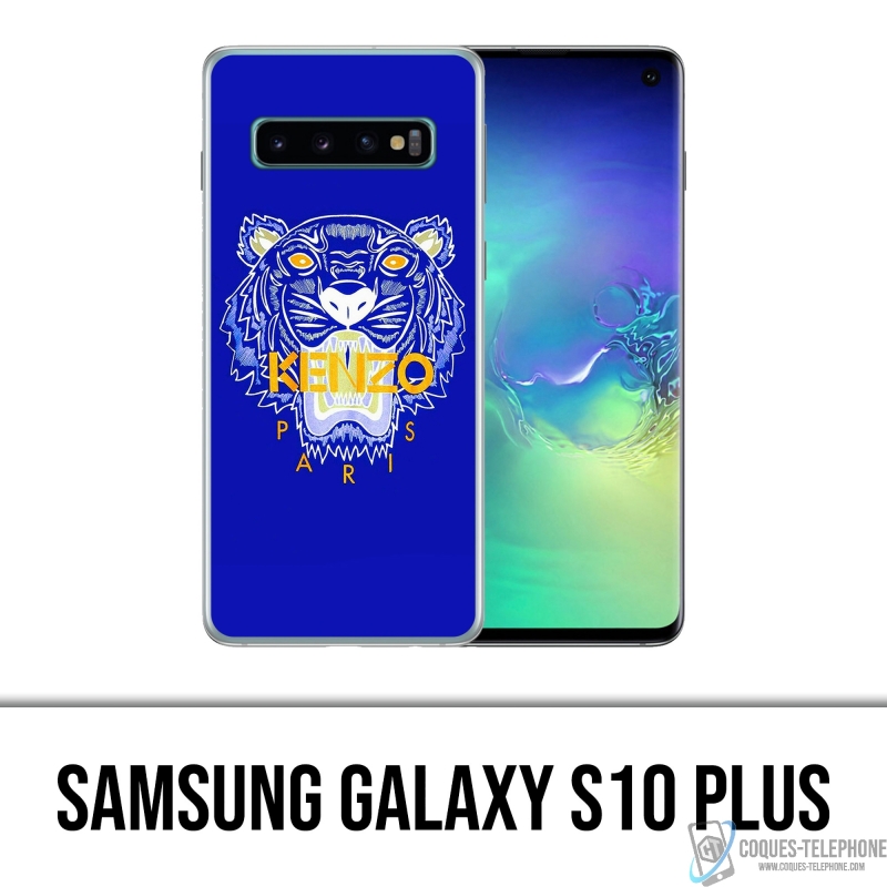 toegang Trend Of anders Case for Samsung Galaxy S10 Plus - Kenzo Blue Tiger