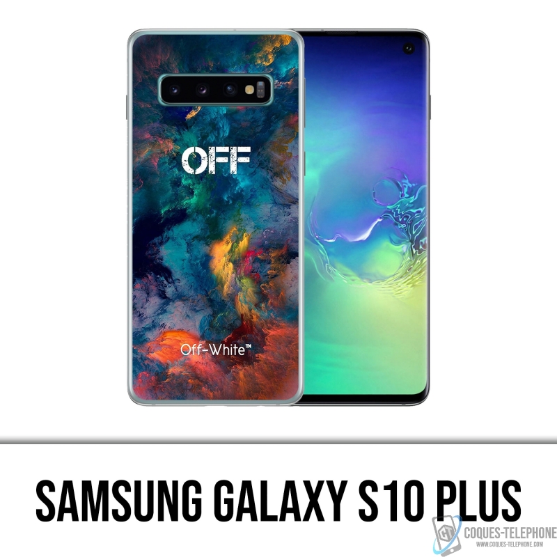 Samsung Galaxy S10 Plus Case - Off White Color Cloud