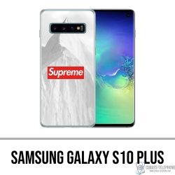Coque Samsung Galaxy S10 Plus - Supreme Montagne Blanche