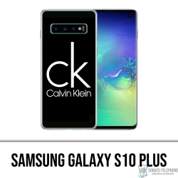 Samsung Galaxy S10 Plus Case - Calvin Klein Logo Schwarz