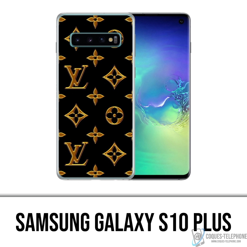 Funda Samsung Galaxy S10 Plus - Louis Vuitton Gold