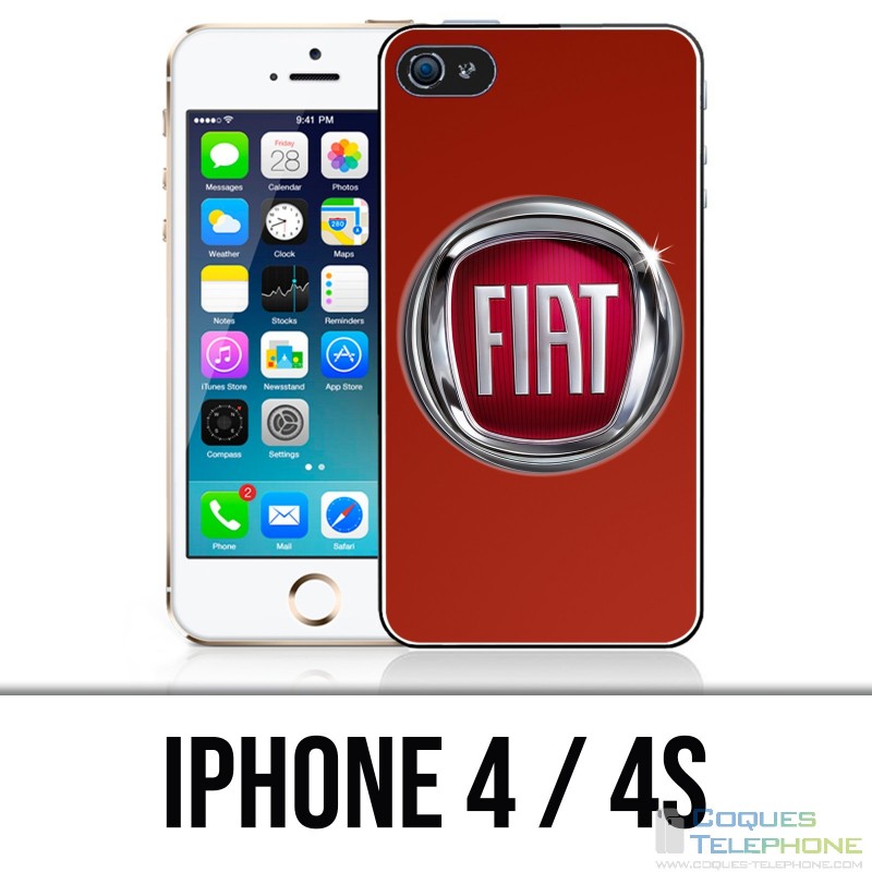 Custodia per iPhone 4 / 4S - Logo Fiat