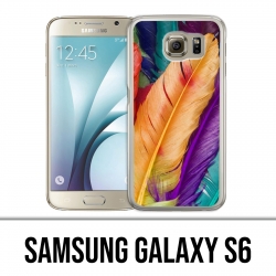Samsung Galaxy S6 Hülle - Federn