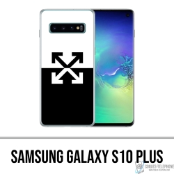 Custodia per Samsung Galaxy S10 Plus - Logo bianco sporco