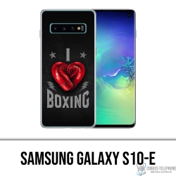Samsung Galaxy S10e Case - Ich liebe Boxen