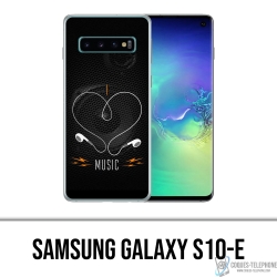 Samsung Galaxy S10e Case - Ich liebe Musik