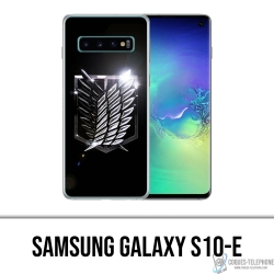 Funda Samsung Galaxy S10e - Logotipo de Attack On Titan