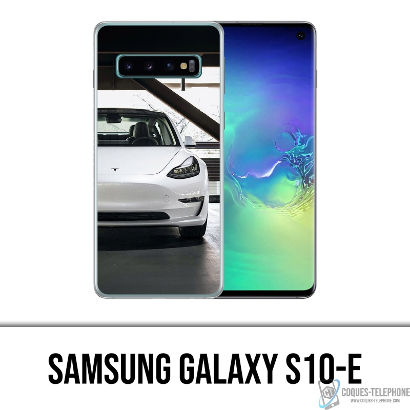 Samsung Galaxy S10e Case - Tesla Model 3 White
