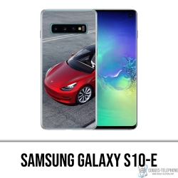Carcasa para Samsung Galaxy S10e - Tesla Model 3 Roja