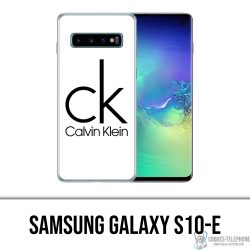 Samsung Galaxy S10e Case - Calvin Klein Logo White