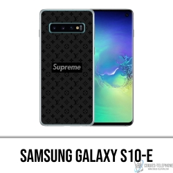 Coque Samsung Galaxy S10e - Supreme Vuitton Black