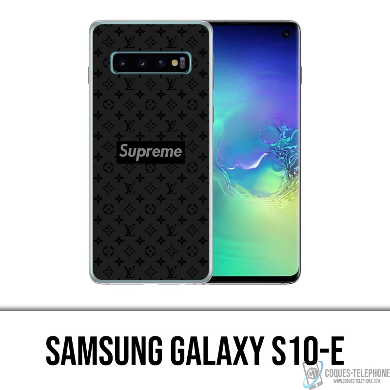 Coque Samsung Galaxy S10e - Supreme Vuitton Black