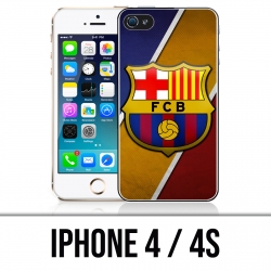 Coque iPhone 4 / 4S - Football Fc Barcelona