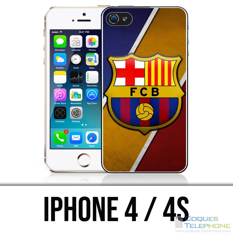Custodia per iPhone 4 / 4S - Football Fc Barcelona