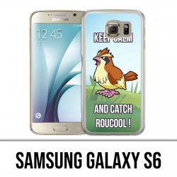 Carcasa Samsung Galaxy S6 - Pokémon Go Catch Roucool