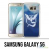 Carcasa Samsung Galaxy S6 - Pokemon Go Team Azul Grunge