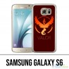 Carcasa Samsung Galaxy S6 - Pokemon Go Team Rojo Grunge