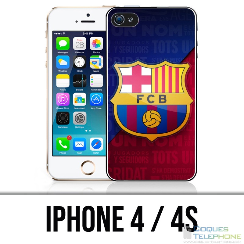 IPhone 4 / 4S Hülle - Fußball Fc Barcelona Logo